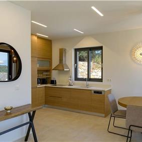  3 bedroom stone villa with pool & seaview, near Acharavi, sleeps 6